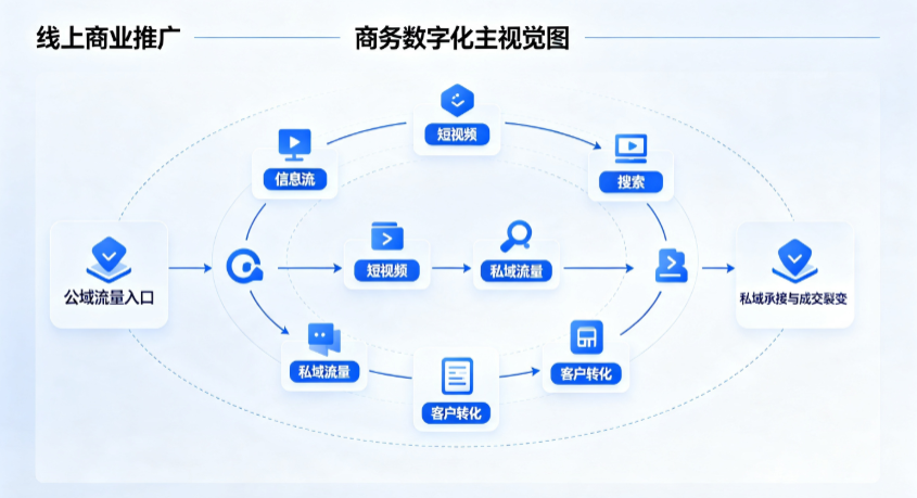 襄城县线上商业推广怎么做？全域流量闭环搭建与低成本转化实战指南